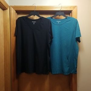 Bdle 2 Womans Within Tee Shirts